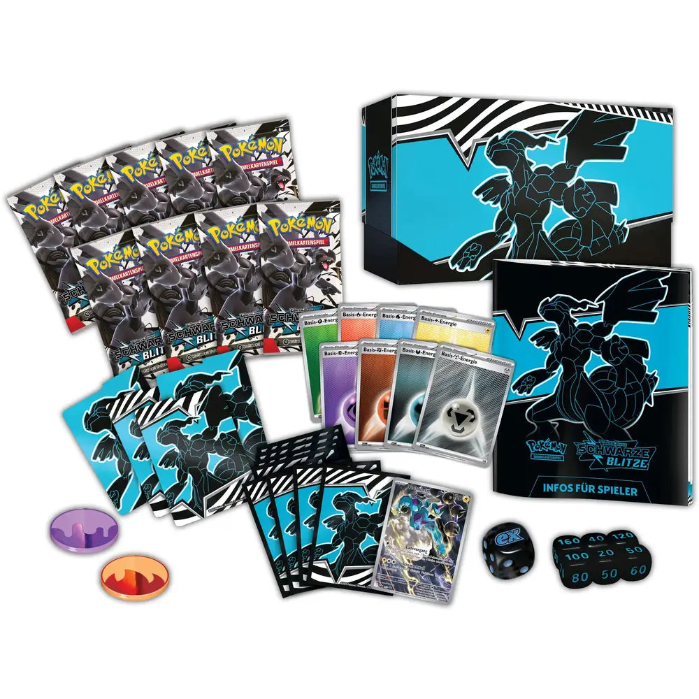 Pokémon - Karmesin & Purpur KP10.5 - Schwarze Blitze Top-Trainer-Box (DE)