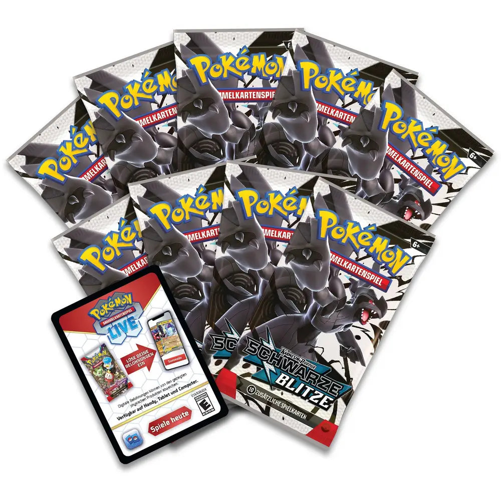 Pokémon - Karmesin & Purpur KP10.5 - Schwarze Blitze Top-Trainer-Box (DE)