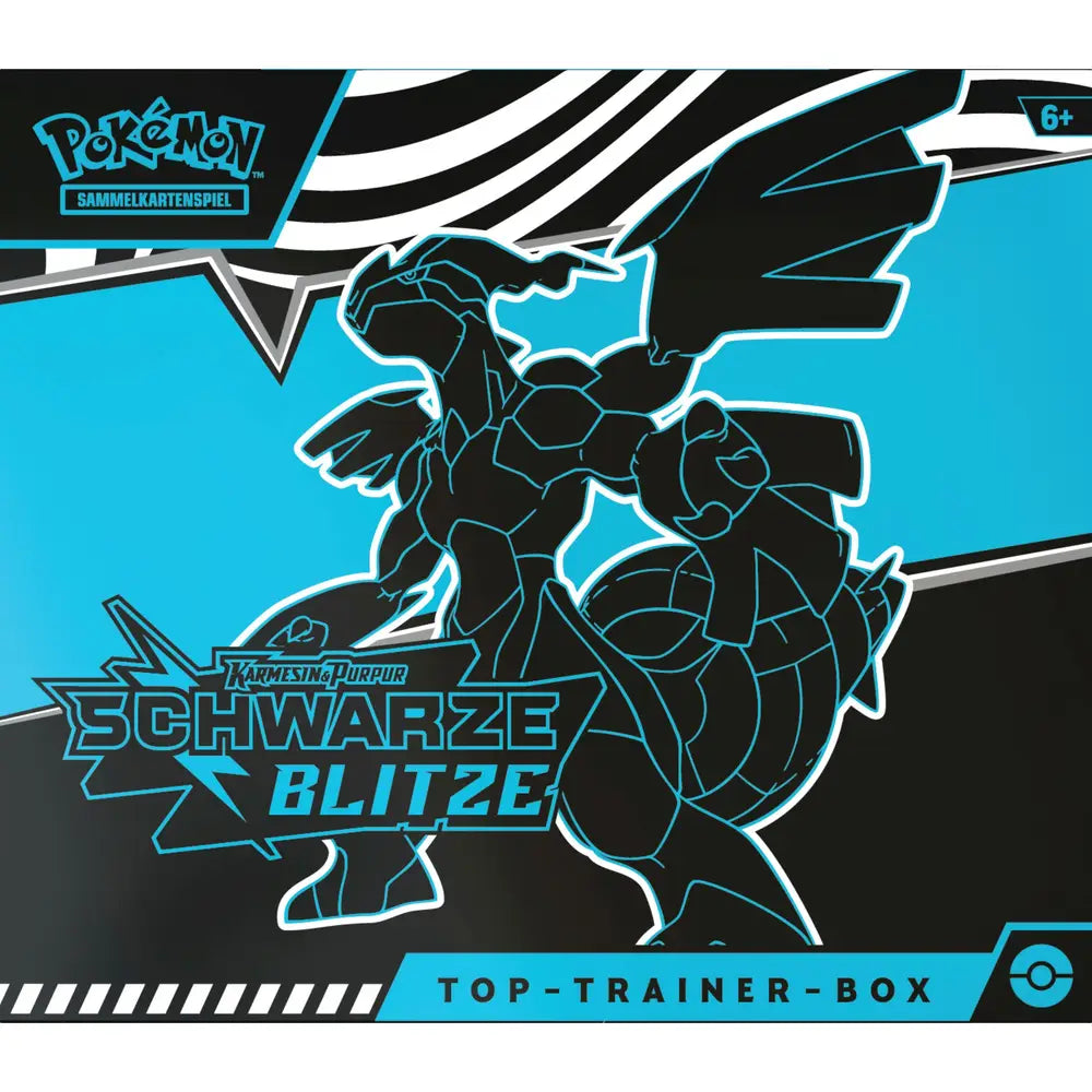Pokémon - Karmesin & Purpur KP10.5 - Schwarze Blitze Top-Trainer-Box (DE)