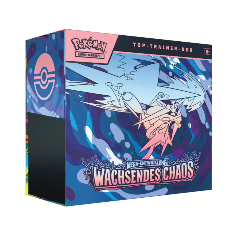 Pokemon ME04 Mega Entwicklung Wachsendes Chaos - Top Trainer Box (deutsch)