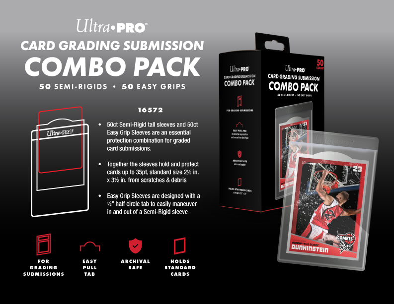 Ultra Pro Cardsaver Card Grading Submission Combo Pack (50 pieces)