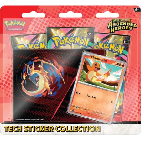 Pokemon Tech-Sticker-Kollektion Mega-Entwicklung - Erhabene Helden (zufälliges Design)