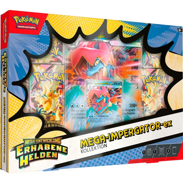 Pokémon-TCG: Mega-Entwicklung - Erhabene Helden - ex-Kollektion, Sammelkarten