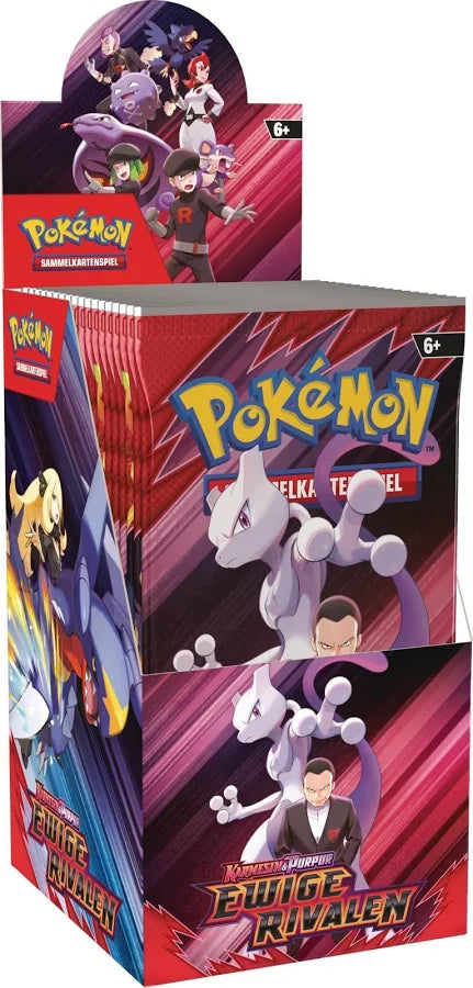Pokémon Ewige Rivalen Display 18 Booster Deutsch Karmesin & Purpur